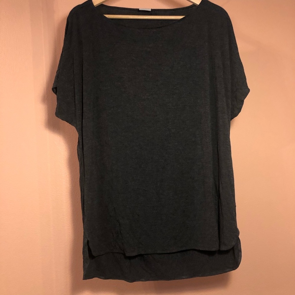 Champion oversized gray shirt with back cutout
